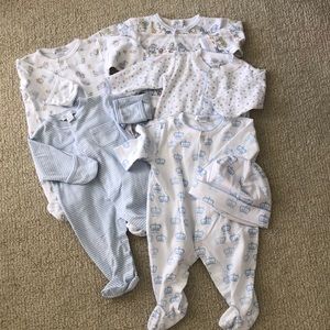 Kissy Kissy baby boy sleeper bundle